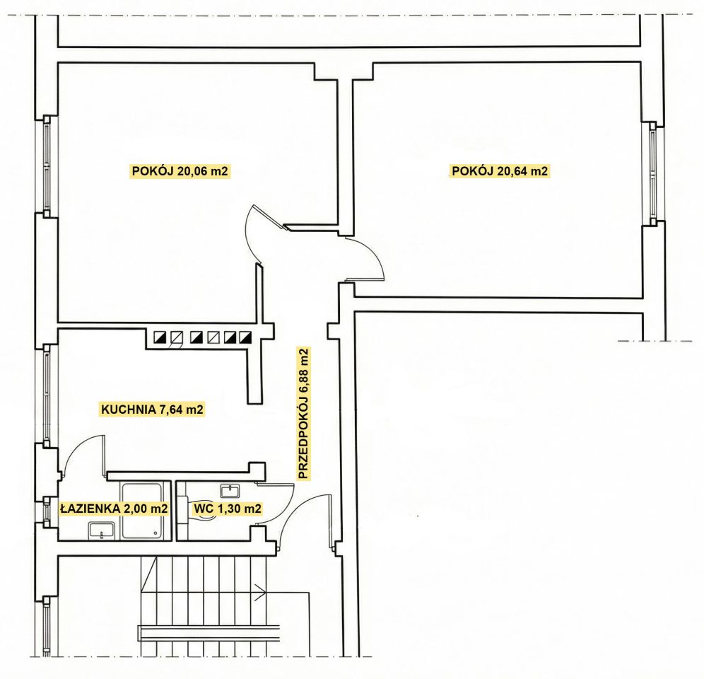 Mieszkanie 2-pokojowe Szczecin Niebuszewo, ul. Adama Asnyka. Zdjęcie 15