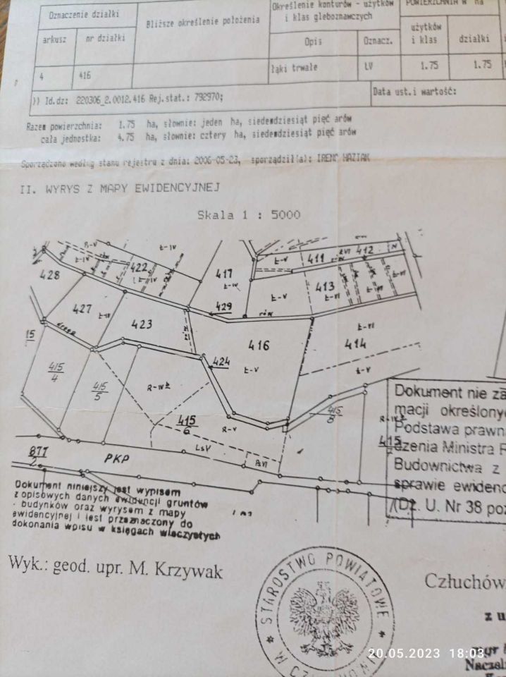 Działka rolna Sąpolno. Zdjęcie 2