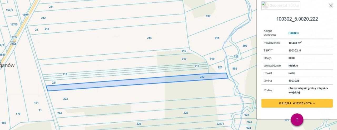 Działka rolna Sięganów. Zdjęcie 5