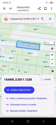 Działka budowlana Łosie. Zdjęcie 1