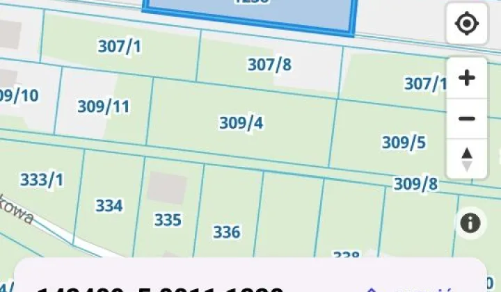 Działka budowlana Łosie