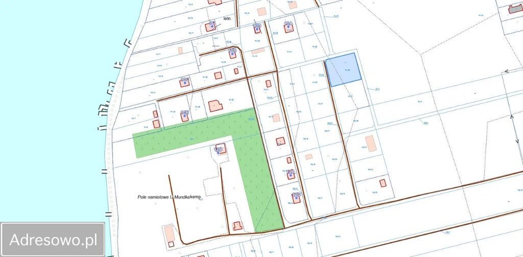 Działka budowlana Długie. Zdjęcie 3