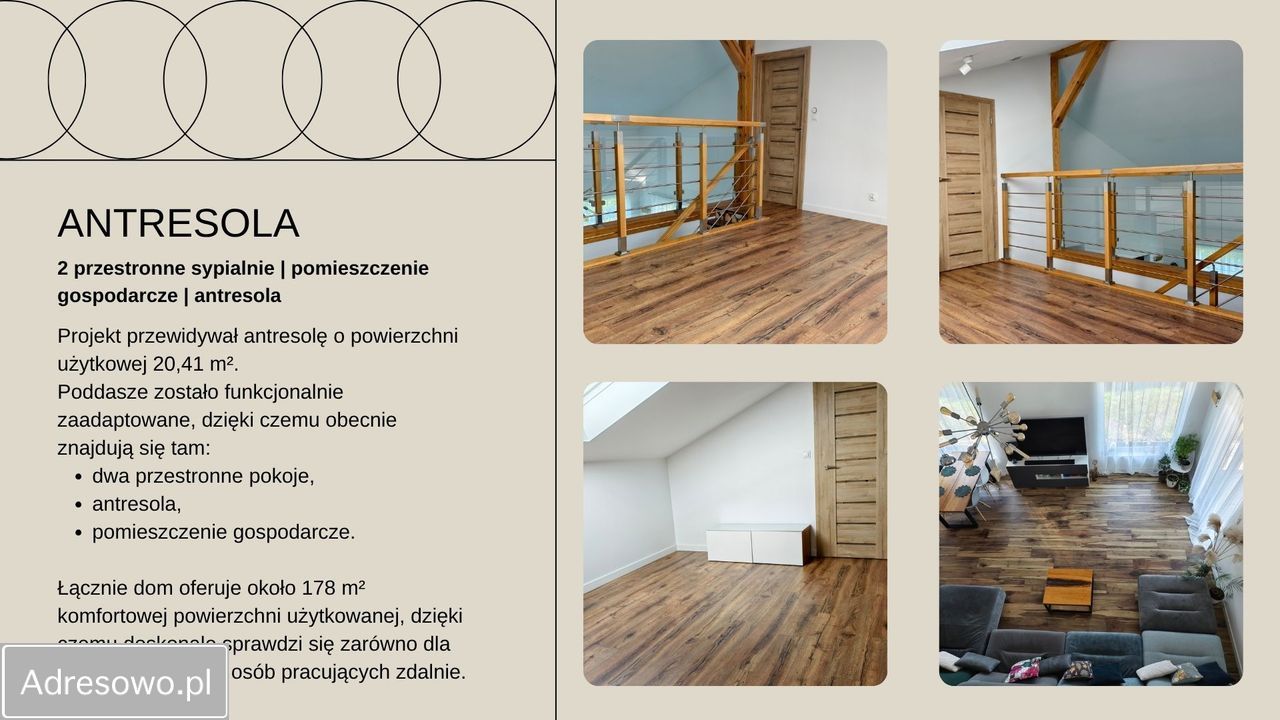 dom wolnostojący, 6 pokoi Jelcz-Laskowice. Zdjęcie 12