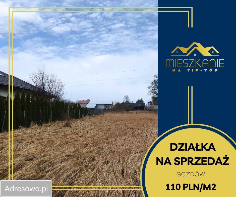 Działka budowlana Gozdów. Zdjęcie 3