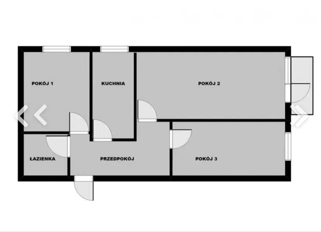 Mieszkanie 3-pokojowe Katowice Ligota. Zdjęcie 3