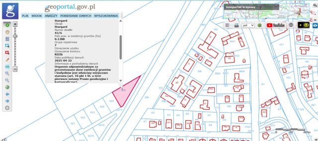 Działka rolno-budowlana Stargard, ul. Różana. Zdjęcie 1