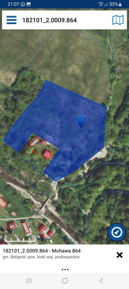 Działka rolno-budowlana Mchawa. Zdjęcie 2