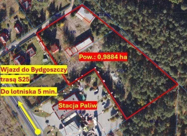 Działka inwestycyjna Brzoza. Zdjęcie 1