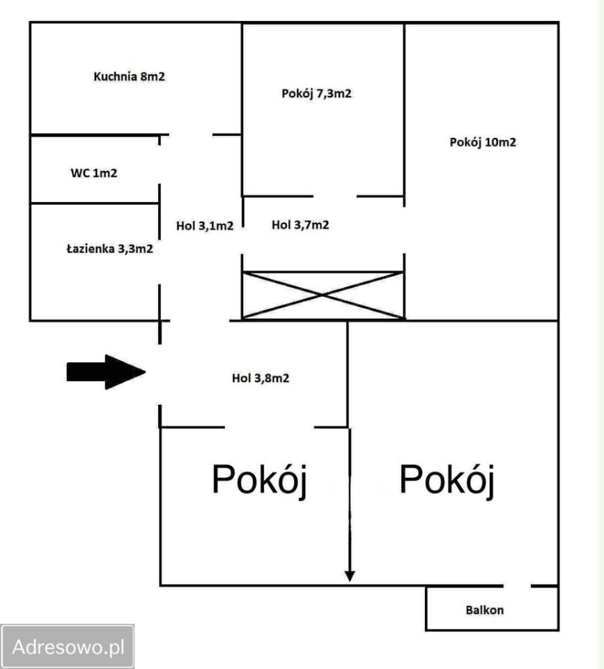 Mieszkanie 4-pokojowe Rzeszów Nowe Miasto, ul. ks. Jerzego Popiełuszki. Zdjęcie 16