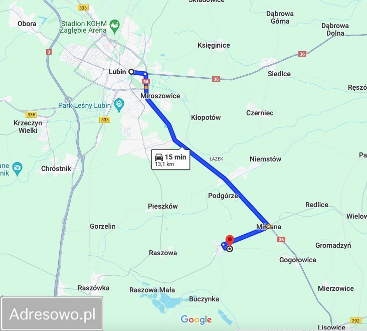 Działka budowlana Miłoradzice. Zdjęcie 9