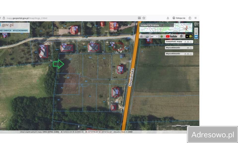 Działka budowlana Błędowo