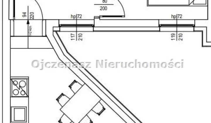 Mieszkanie 1-pokojowe Bydgoszcz Śródmieście