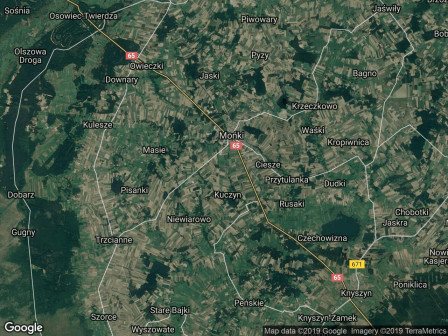 Działka budowlana Mońki