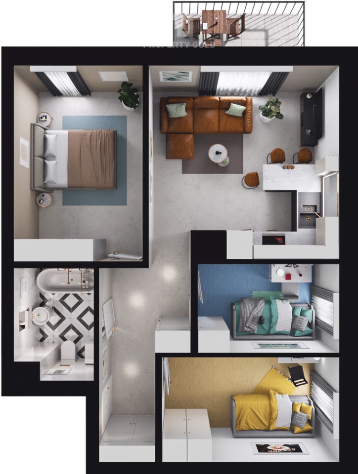 Mieszkanie 4-pokojowe Gdańsk Łostowice, ul. Władysława Jagiełły. Zdjęcie 9