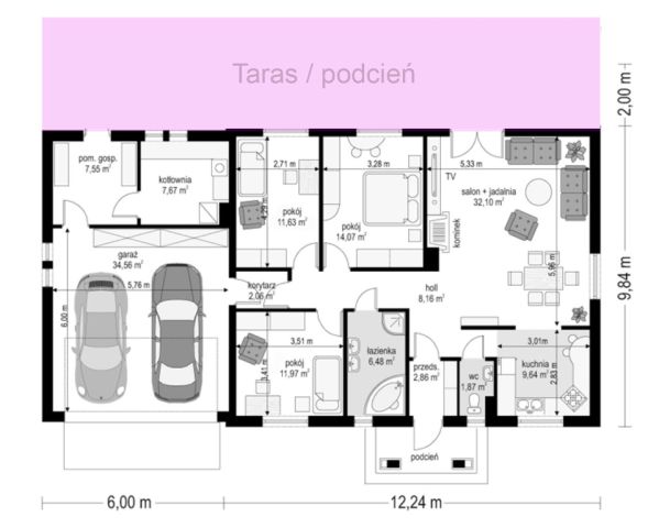dom wolnostojący, 4 pokoje Dobrzenica. Zdjęcie 9