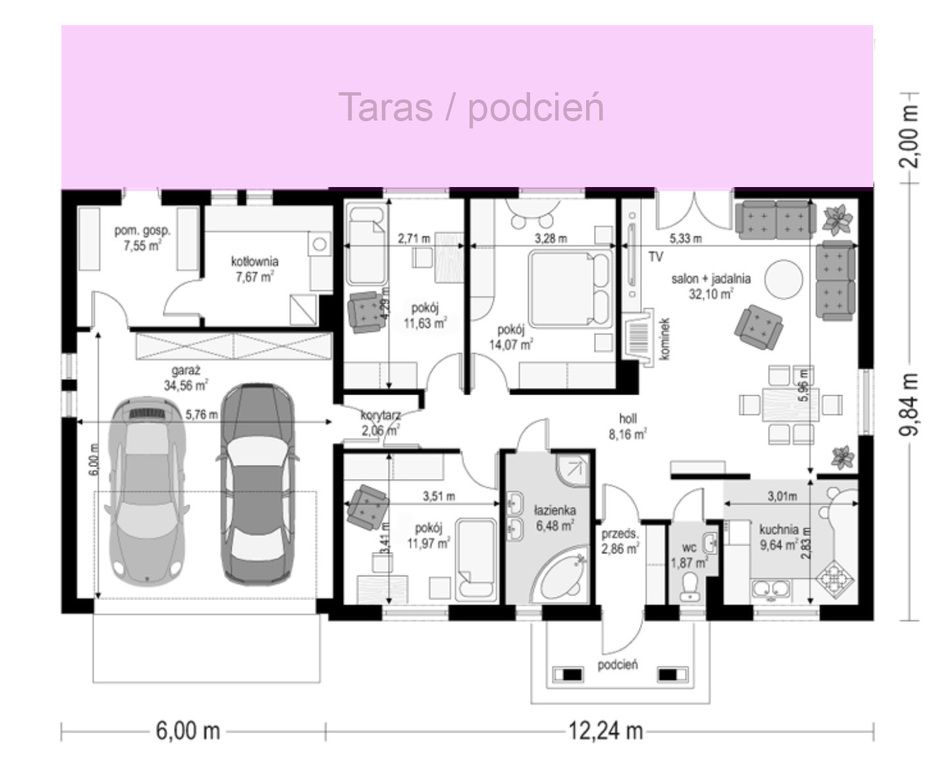 dom wolnostojący, 4 pokoje Dobrzenica. Zdjęcie 9
