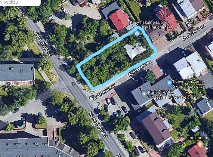 Działka inwestycyjna Lublin, ul. Modrzewiowa