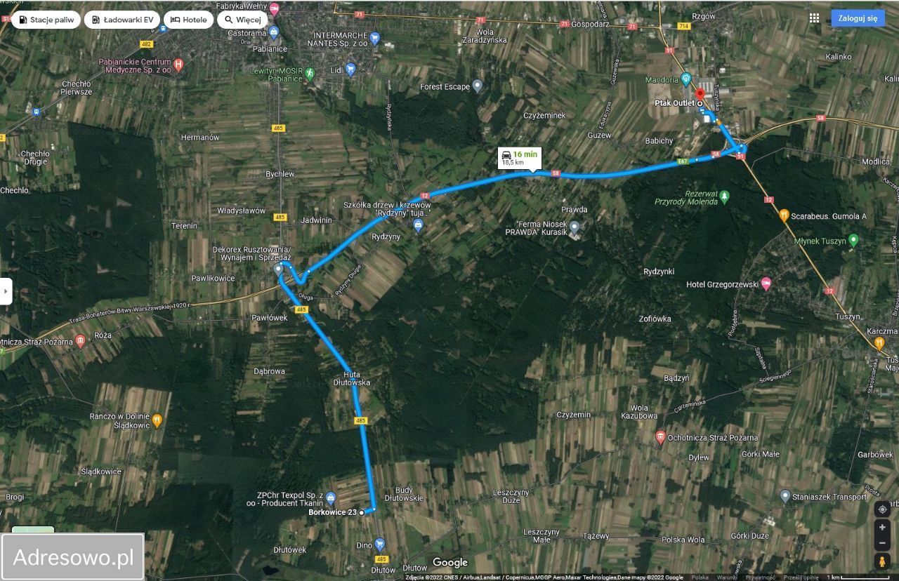 Działka rolno-budowlana Budy Dłutowskie. Zdjęcie 15