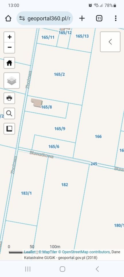 Działka rolna Brzezina