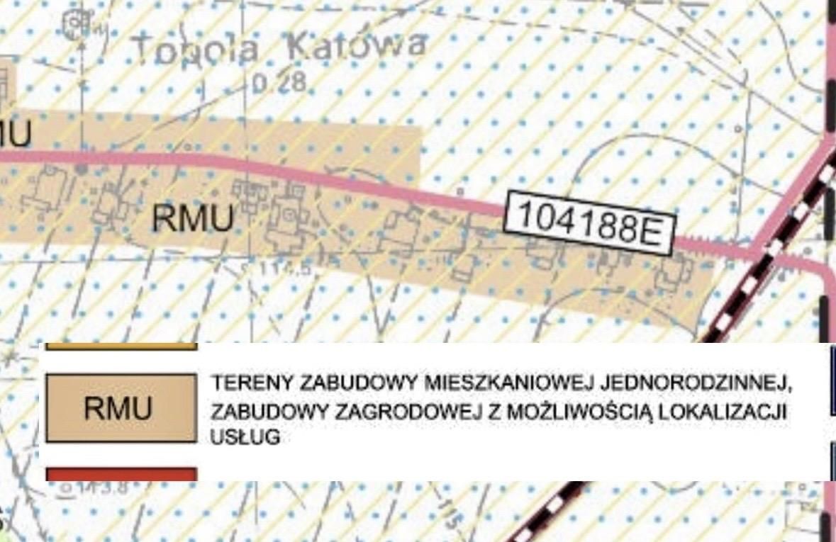 Działka budowlana Topola Katowa. Zdjęcie 3