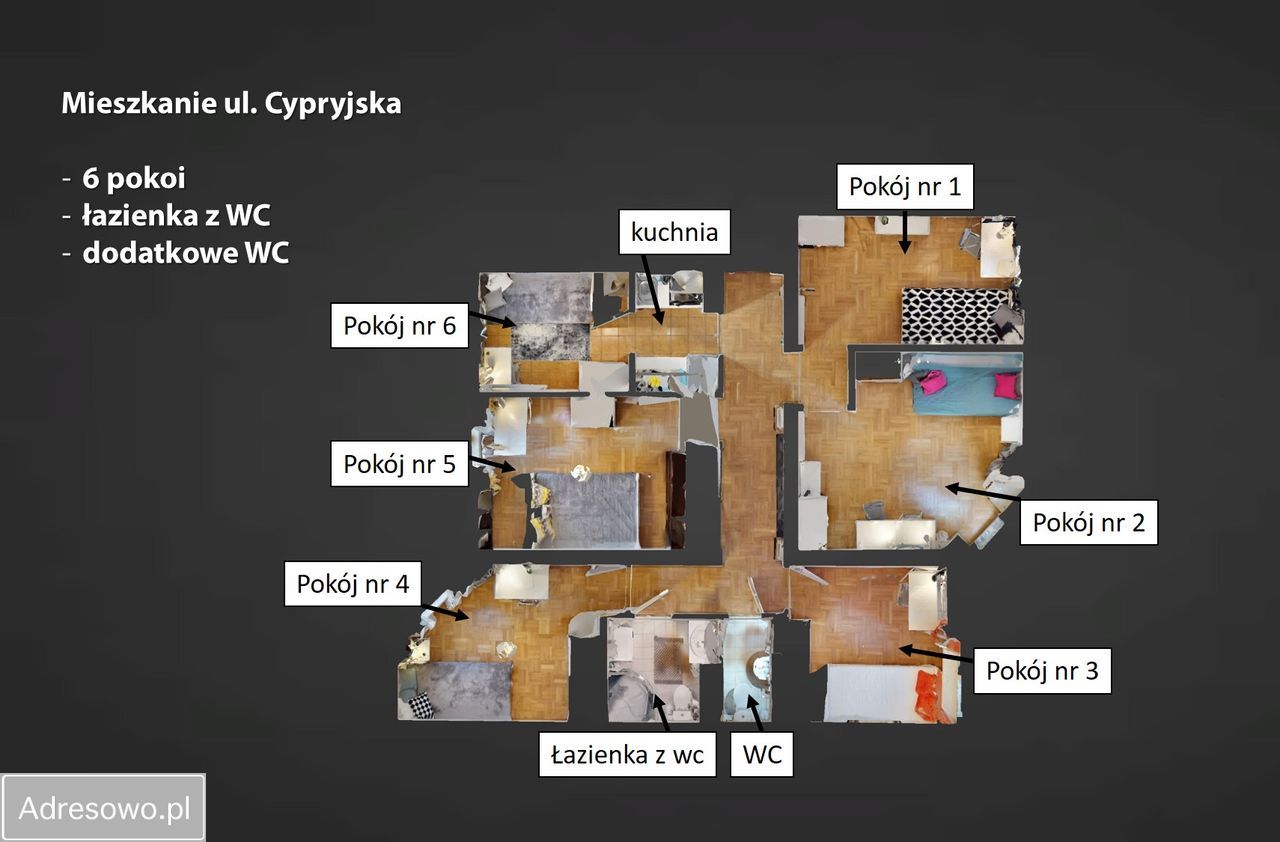 Pokój Warszawa Mokotów, ul. Cypryjska. Zdjęcie 7