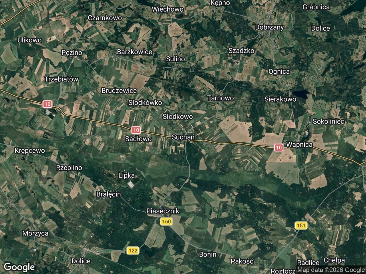 Działka budowlana Suchań. Zdjęcie 1