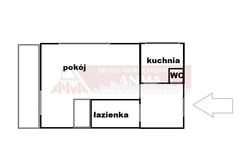 Mieszkanie 1-pokojowe Lublin Bronowice, ul. Pogodna. Zdjęcie 12