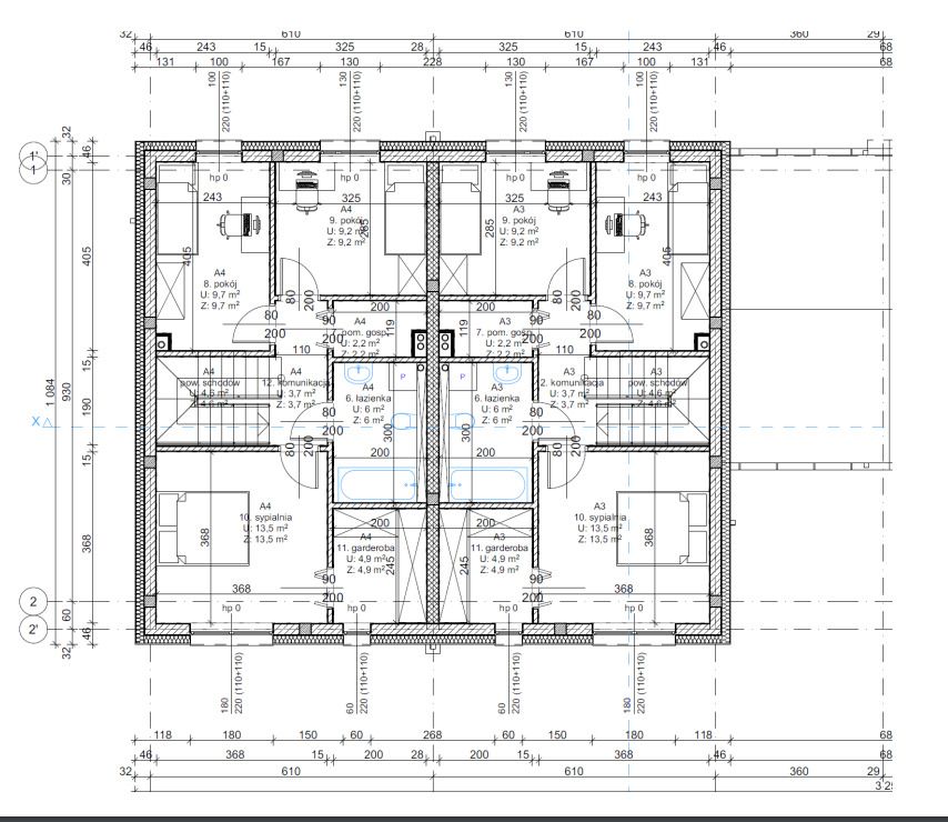 dom szeregowy, 4 pokoje Falenty Nowe. Zdjęcie 18