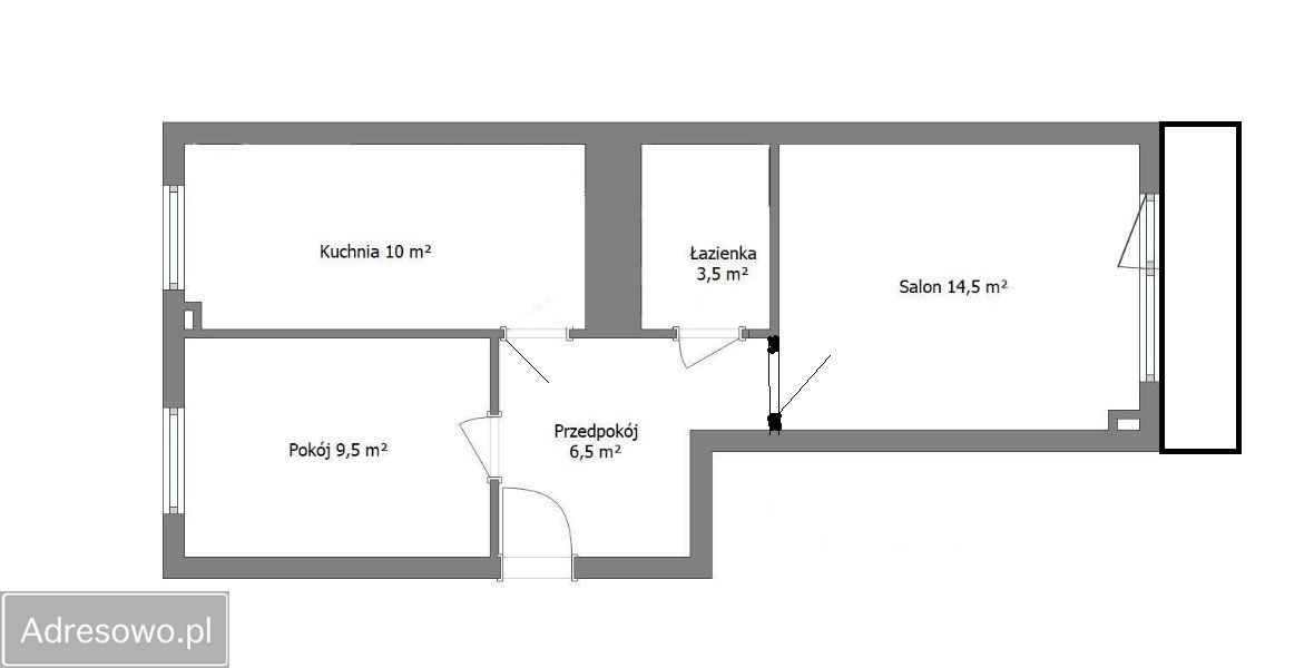 Mieszkanie 2-pokojowe Sanok Wójtostwo, ul. Armii Krajowej. Zdjęcie 3