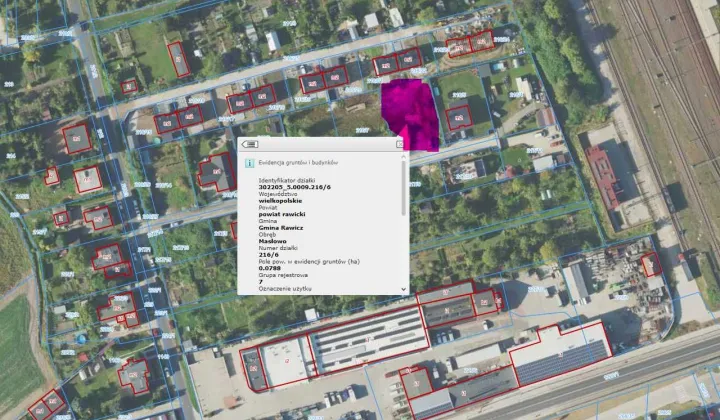 Działka budowlana Masłowo, ul. Działkowa