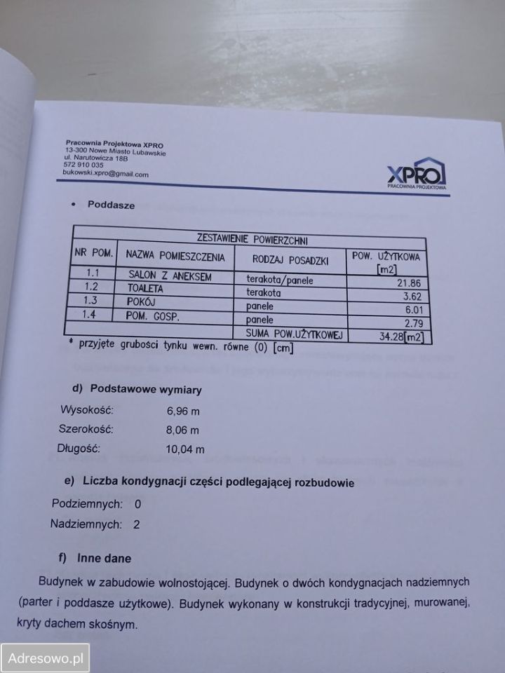 dom wolnostojący, 3 pokoje Nowe Miasto Lubawskie, ul. Kornatki. Zdjęcie 17