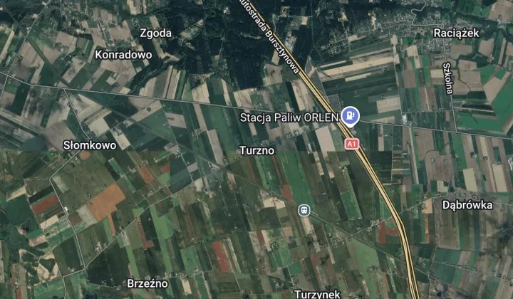 Działka rolna Turzno