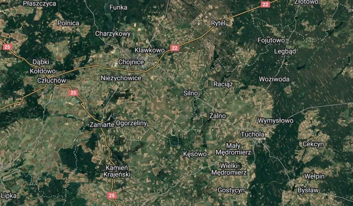 Działka rolna Ostrowite