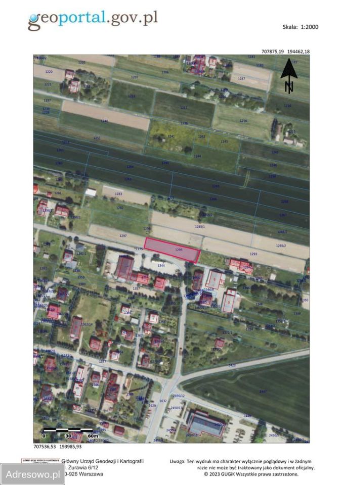 Działka budowlana Rymanów, ul. Mitkowskiego. Zdjęcie 6