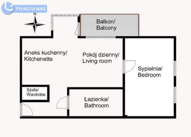 Mieszkanie 2-pokojowe Kraków Bronowice, ul. Józefa Chełmońskiego. Zdjęcie 13