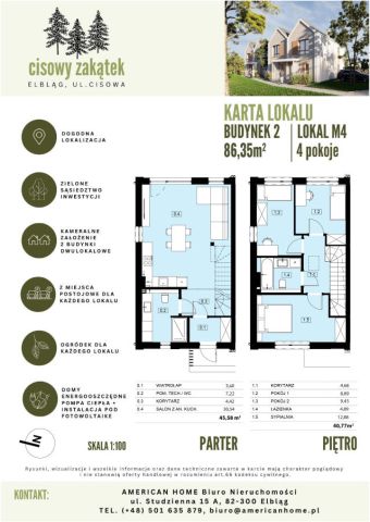 bliźniak, 4 pokoje Elbląg, ul. Cisowa. Zdjęcie 16