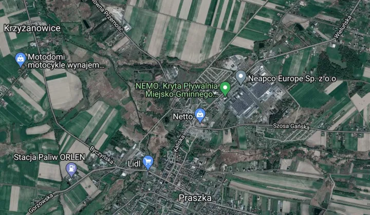 Działka rod Praszka, ul. Kopernika