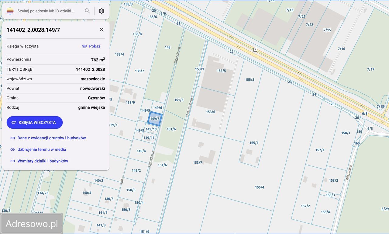 Działka budowlana Palmiry, ul. Ogrodowa. Zdjęcie 2