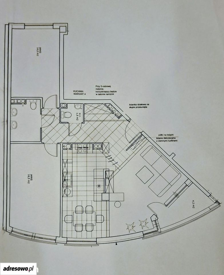 Mieszkanie 3-pokojowe Warszawa Ursynów, al. Komisji Edukacji Narodowej. Zdjęcie 21