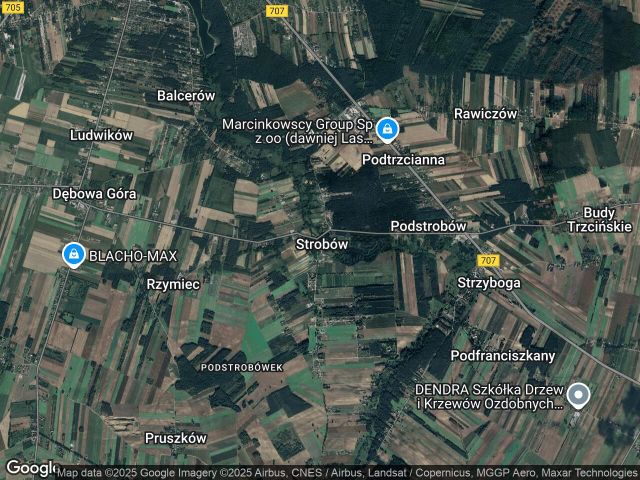 Działka budowlana Strobów. Zdjęcie 1