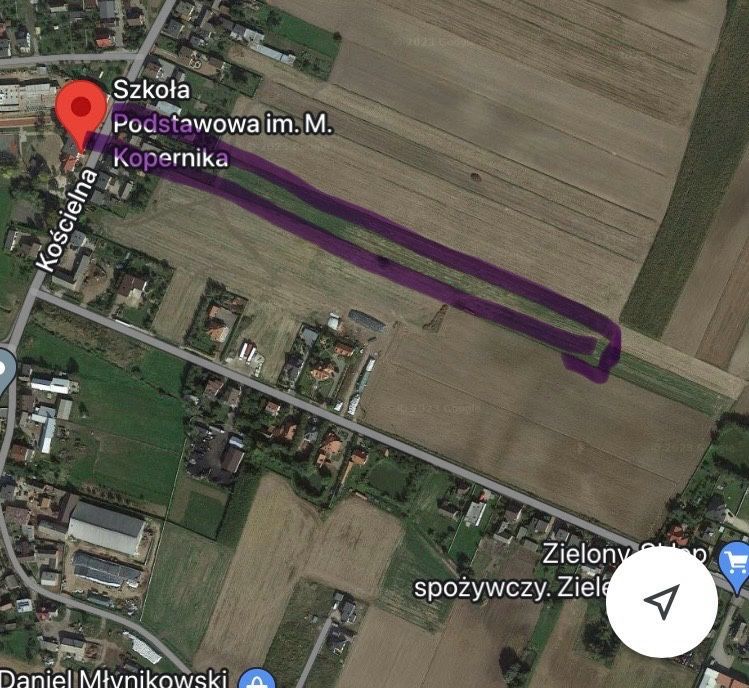 Działka budowlana Wysocko Małe, ul. Kościelna. Zdjęcie 2