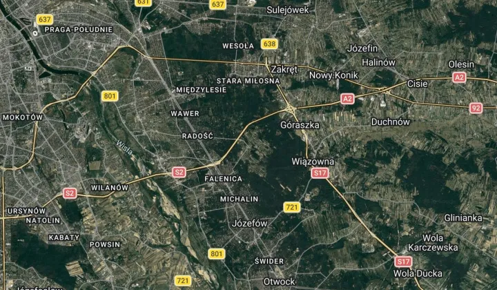 Działka rolno-budowlana Warszawa Wawer, ul. Zagórzańska