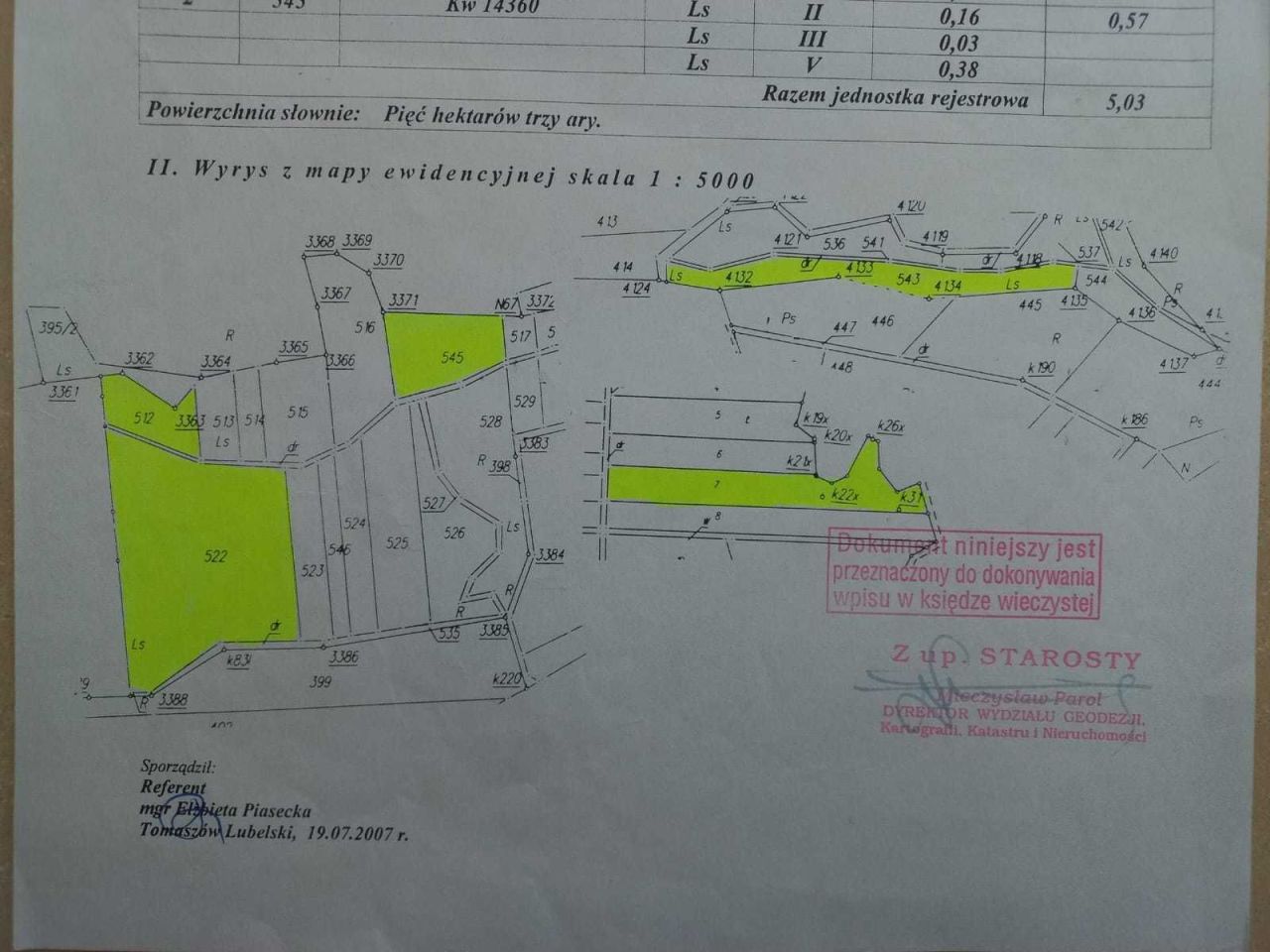 Działka leśna Hrebenne. Zdjęcie 4