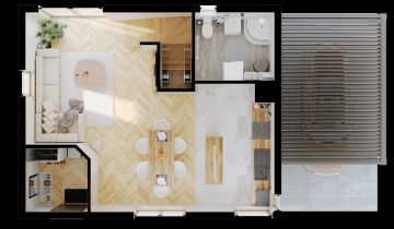 dom wolnostojący, 4 pokoje Pielgrzymowice Baniówka