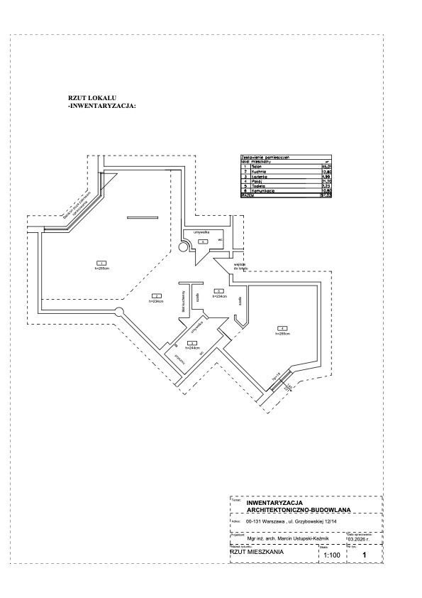 Mieszkanie 3-pokojowe Warszawa Śródmieście, ul. Grzybowska. Zdjęcie 24