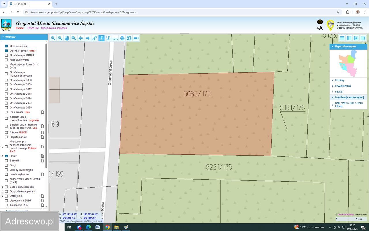 Działka budowlana Siemianowice Śląskie Bytków, ul. Diamentowa. Zdjęcie 2
