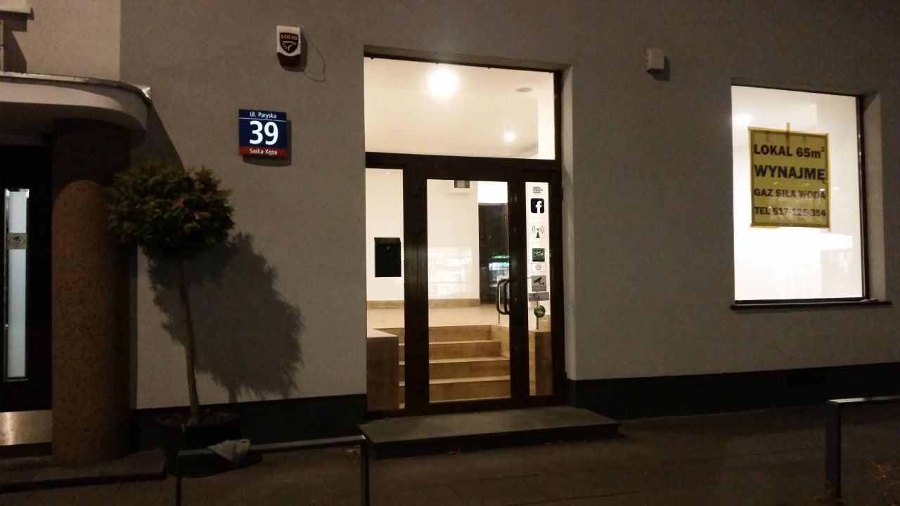 Lokal Warszawa Saska Kępa, ul. Paryska