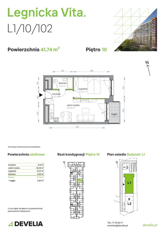 Mieszkanie 2-pokojowe Wrocław Popowice, ul. Legnicka. Zdjęcie 8