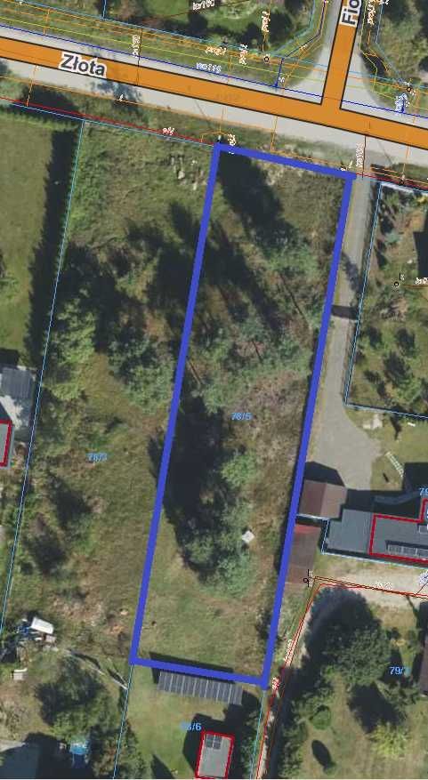 Działka budowlana Zielona Góra, ul. Złota
