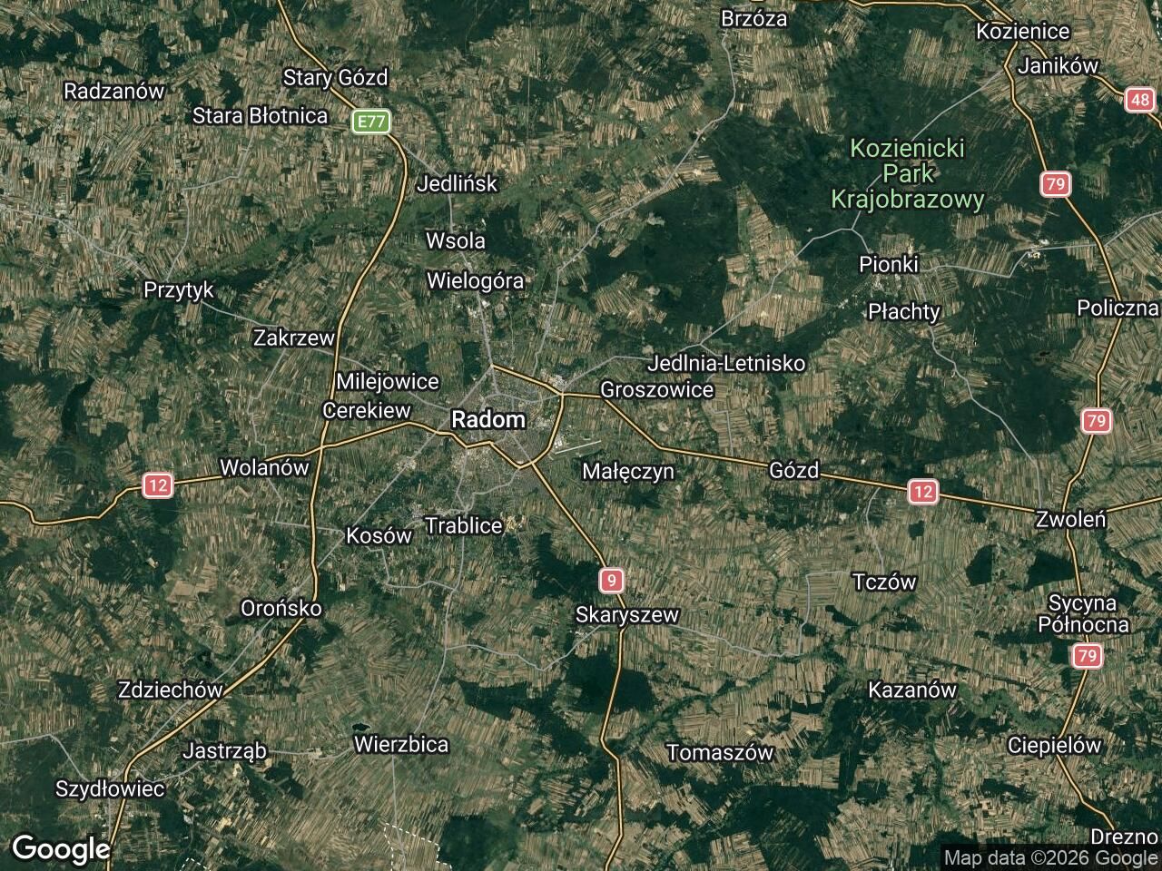 Działka budowlana Radom Dzierzków, ul. Lubelska. Zdjęcie 1